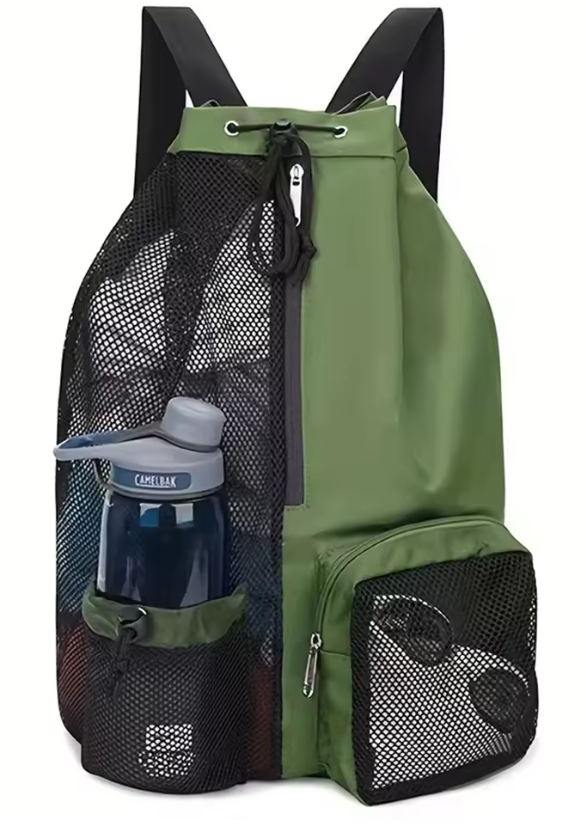 Plecak Siatkowy Outdoor Green Khaki